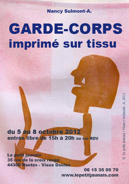 GARDE-CORPS imprimé sur tissu oct. 2012